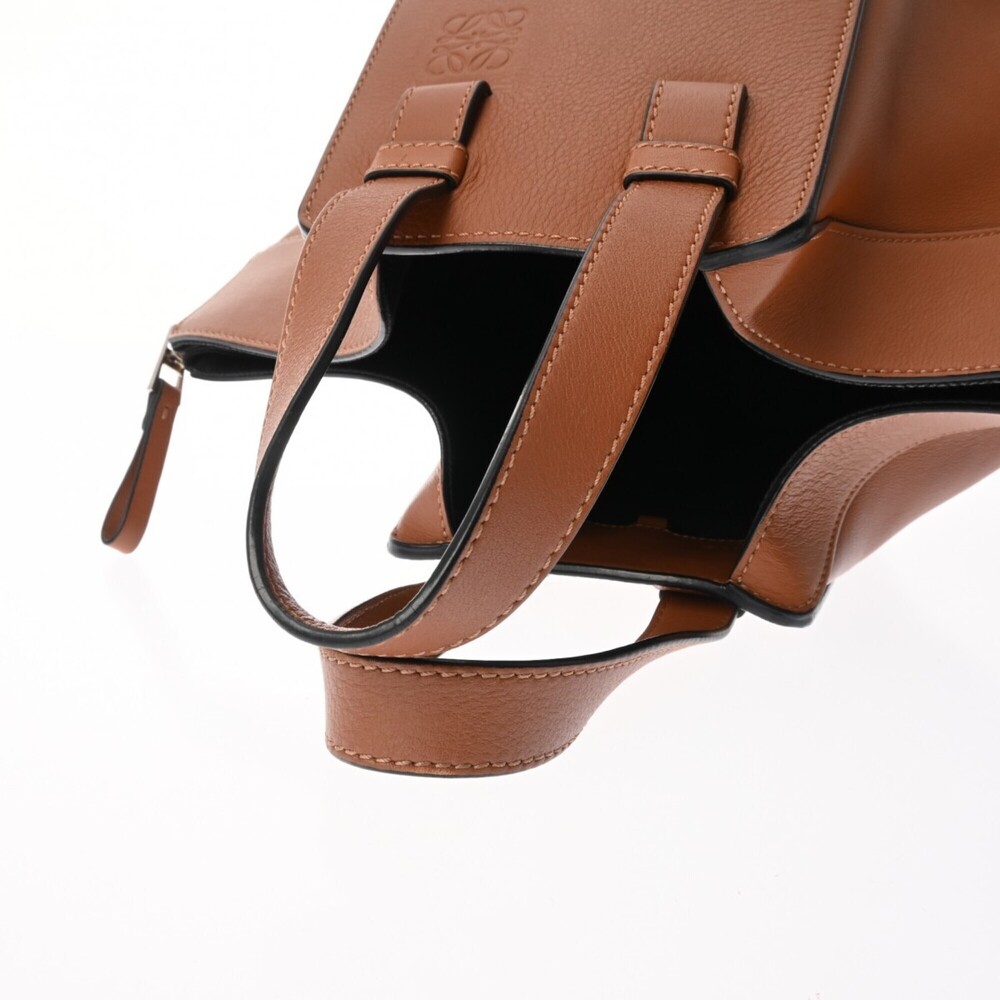 LOEWE Hammock Small Tan 387.30.S35 Women's Calfskin Handbag A Rank Used Ginzo - Picture 4 of 11